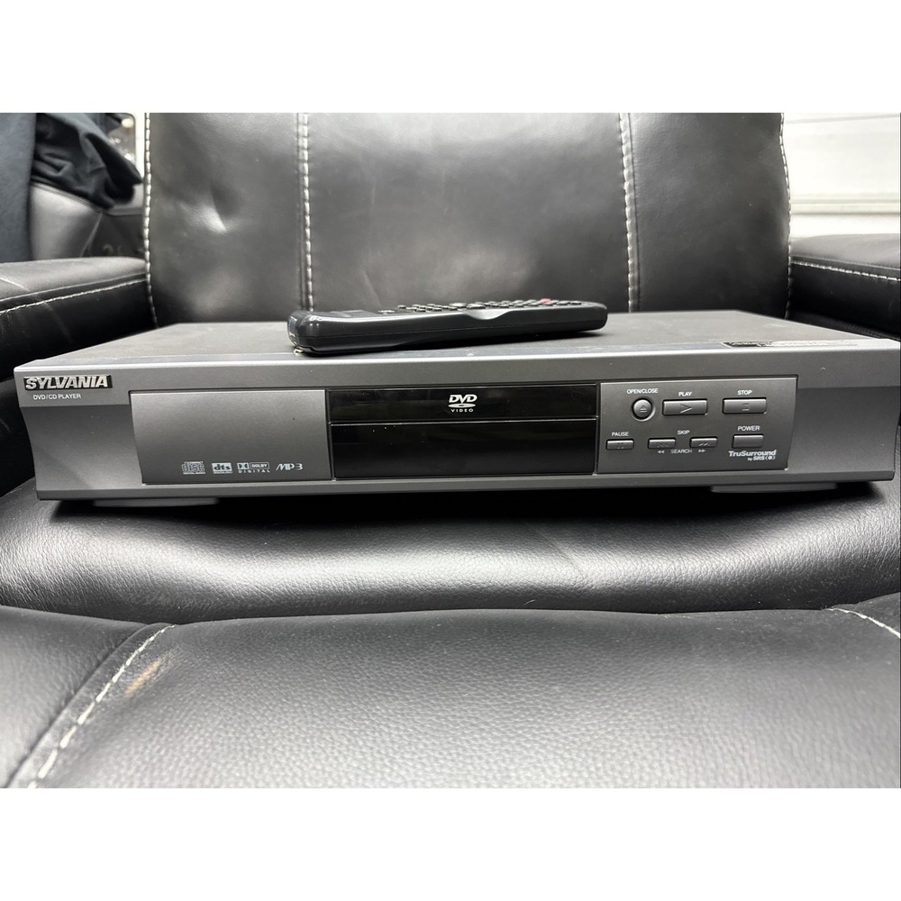 Sylvania DVL100C DVD Player With Remote Untested